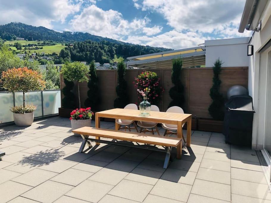 Appartamento Atikka, Atico, Penthouse Lucerna Esterno foto