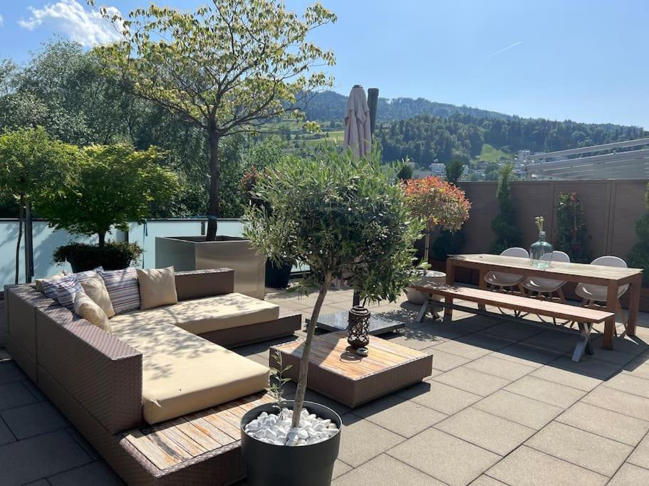 Appartamento Atikka, Atico, Penthouse Lucerna Esterno foto